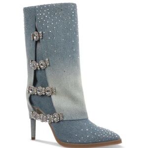 Thalia Sodi Blue Gradient Heeled Boots